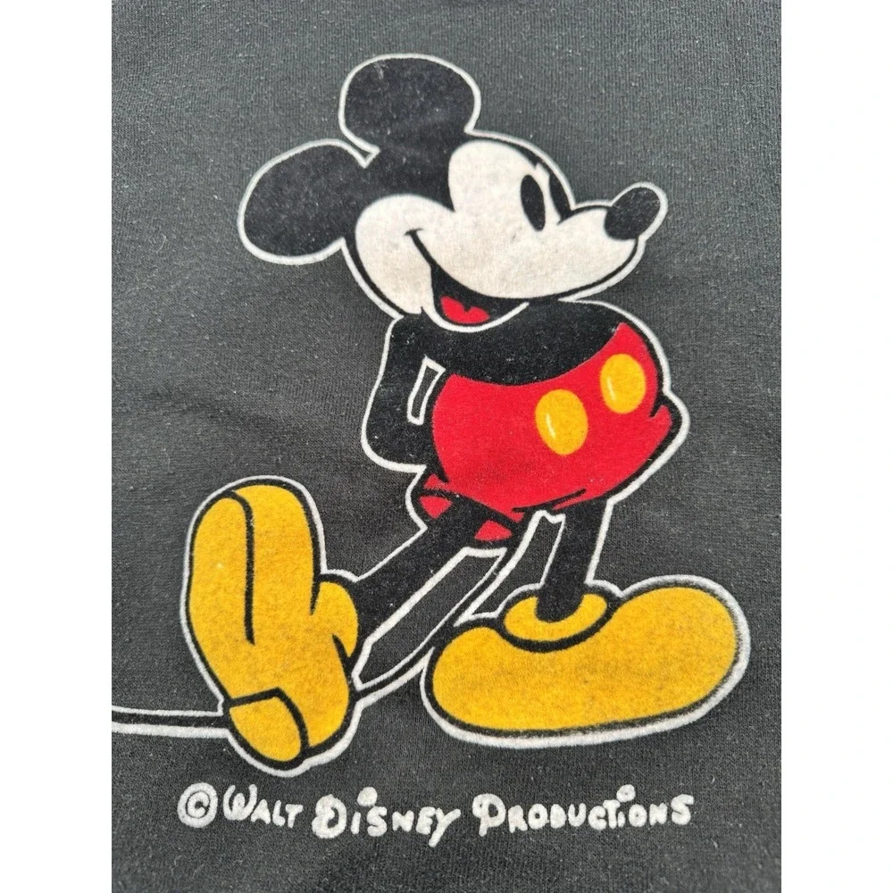 MICKEY MOUSE vintage 80s character‎ fashions sweatshirt Large Walt Disney rare